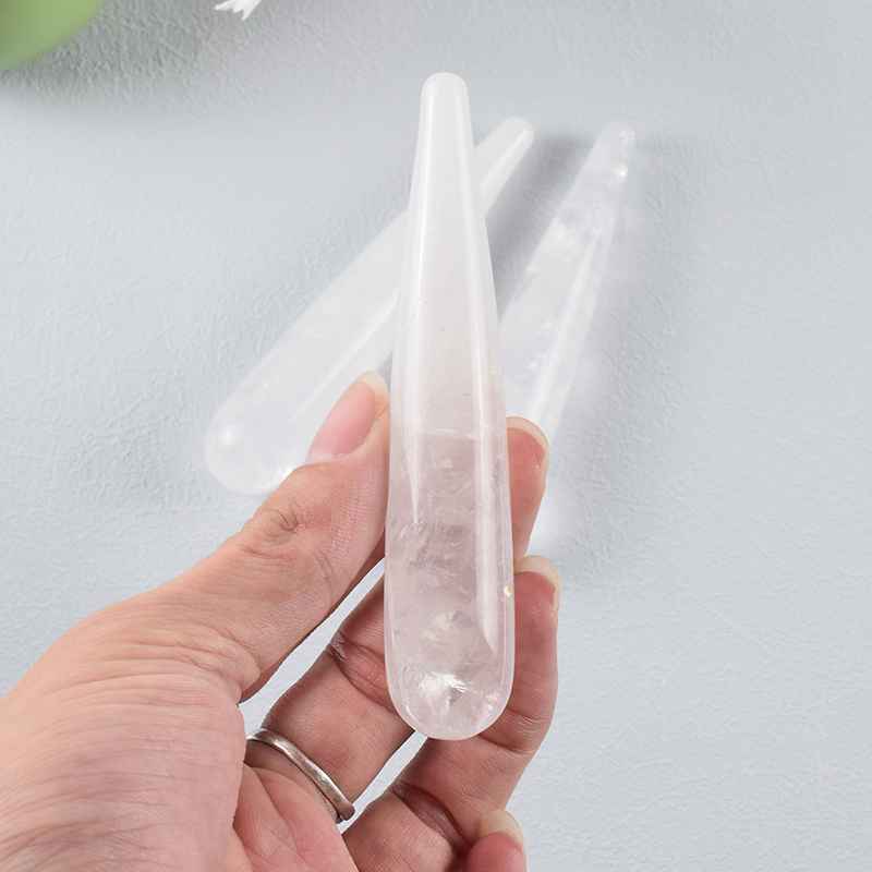 Jade Gua Sha Tool - Natural Jade Stone Face and Eye