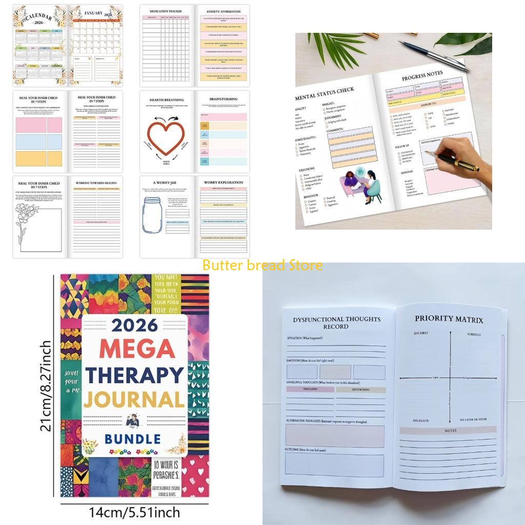 Health Wellness Activities - W89c diário recuperação saúde mental planejador