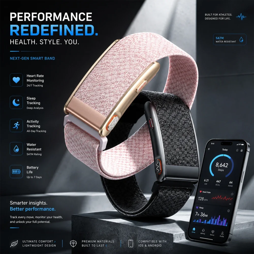 Health Wellness Activities - Novo Lançamento: Smartwatch de Saúde Sem