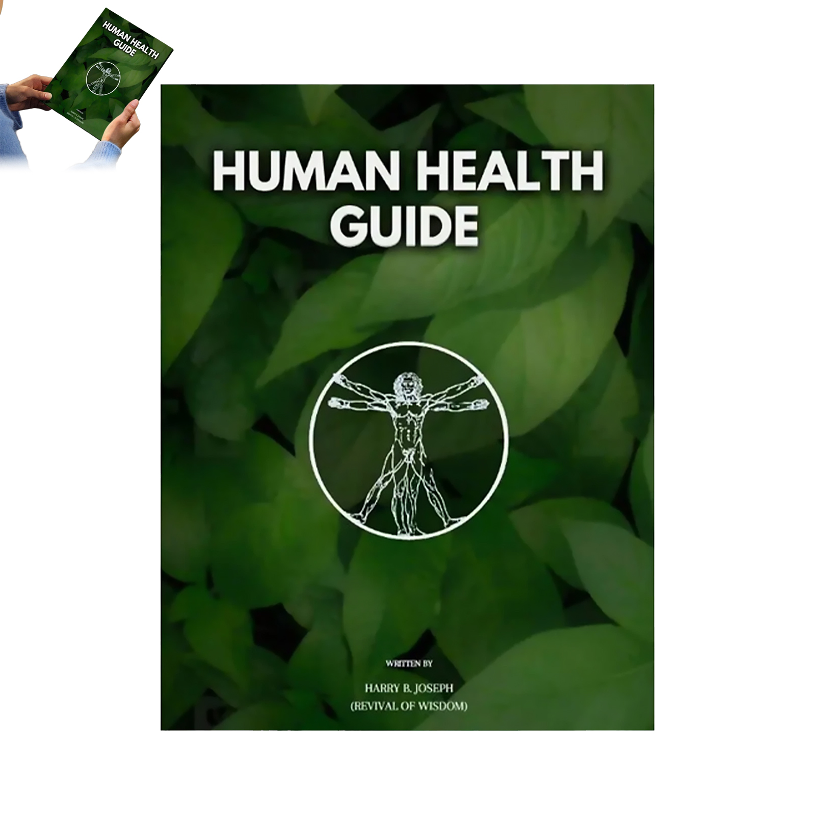 Health Wellness Guide - 1 unidade Livro de Autoajuda em