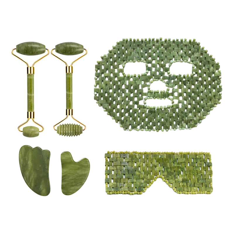 Jade Gua Sha Tool - Natural xiuyan jade máscara facial guache