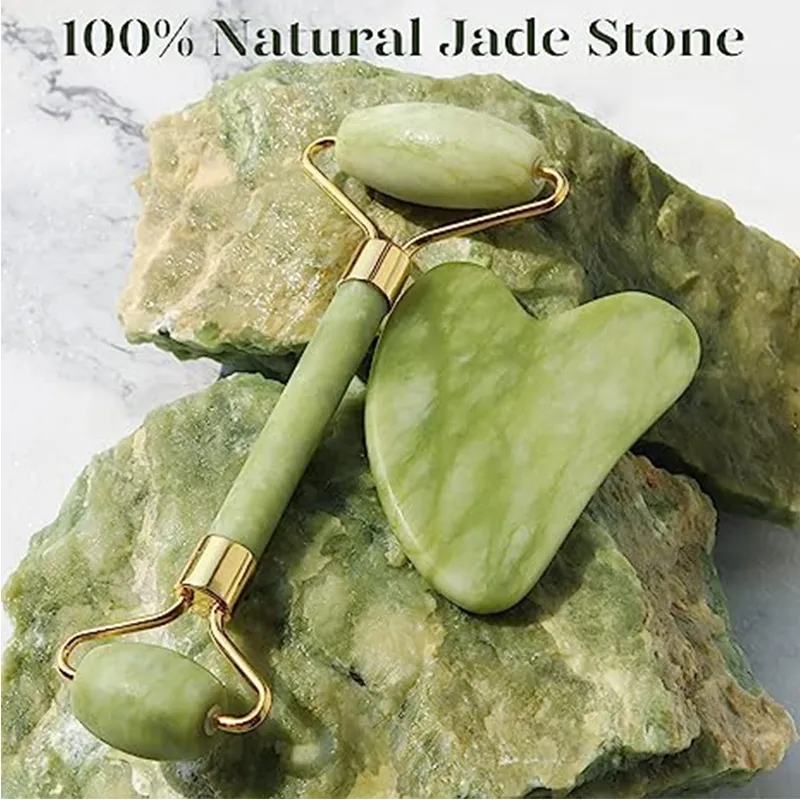 Rolo de jade natural gua sha c - Jade Gua Sha Tool avaliação e preço