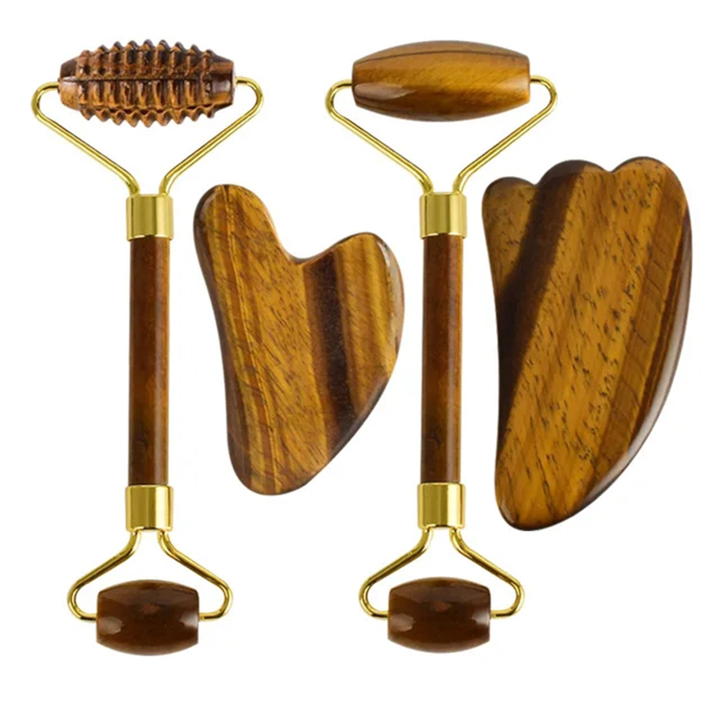 Rolo de jade olho de tigre nat - Jade Gua Sha Tool avaliação e preço