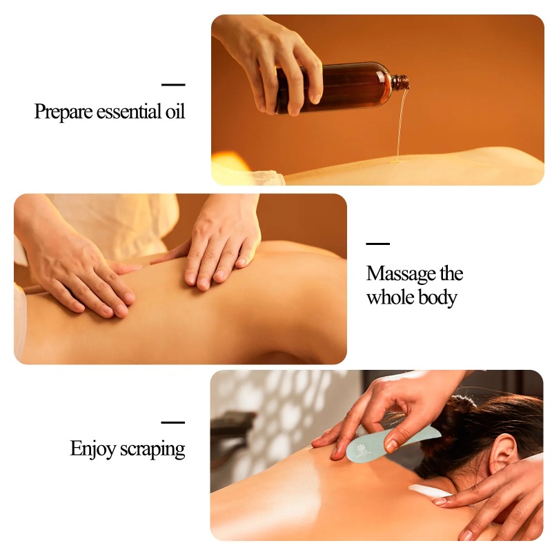Gua sha massageador facial gua - Jade Gua Sha Tool avaliação e preço