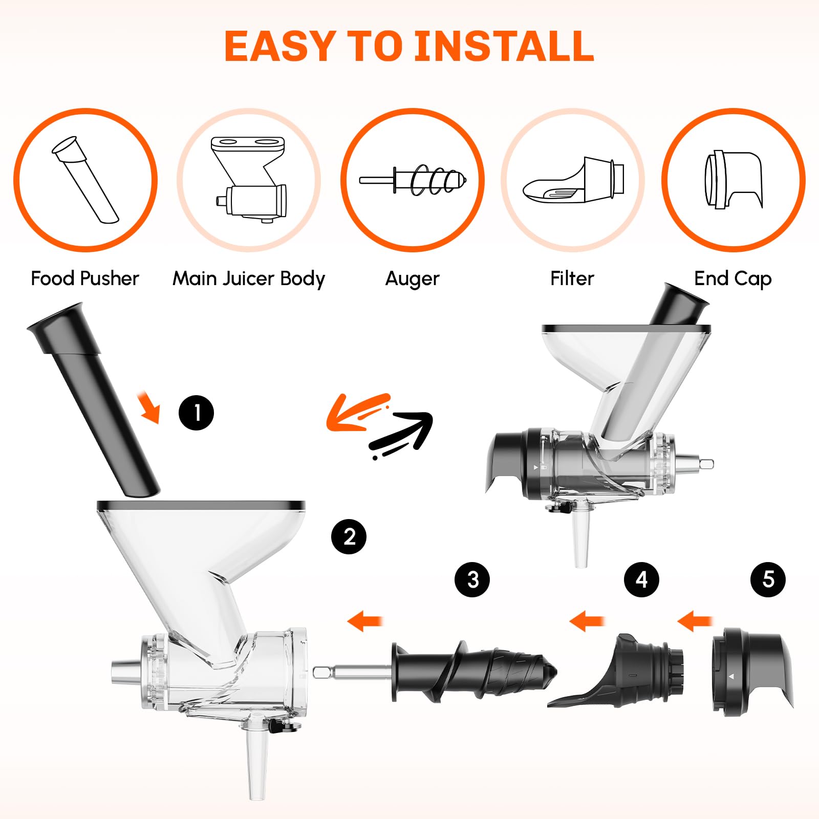 Acessório de Espremedor de Fru - Cold Press Juicer avaliação e preço