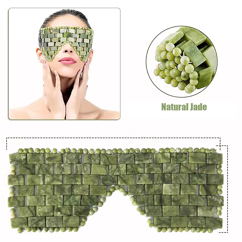 Natural xiuyan jade máscara fa - Jade Gua Sha Tool avaliação e preço